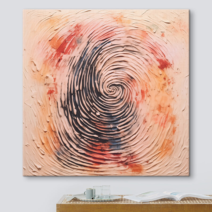 Schilderij van een spiraal