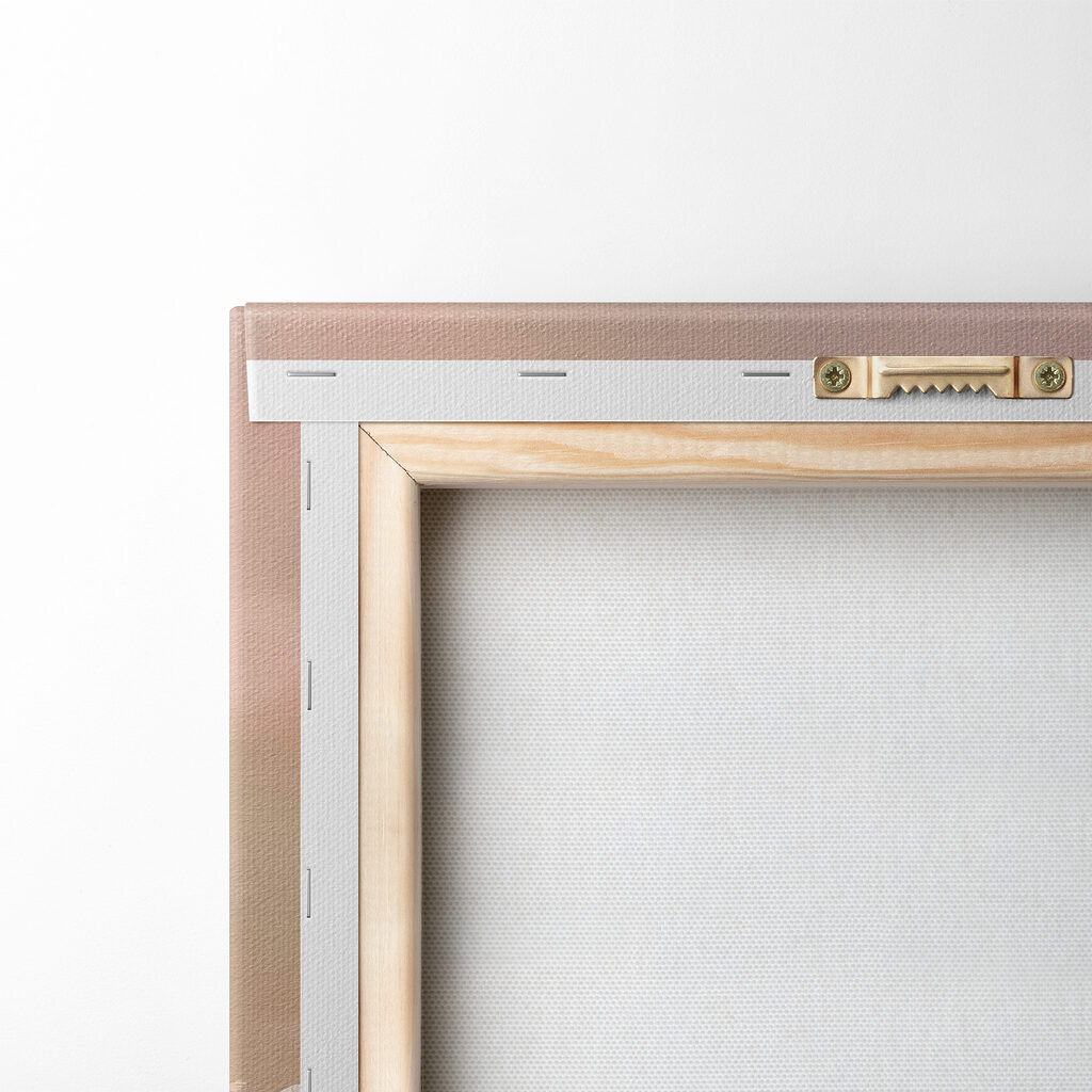 Pink sky with clouds