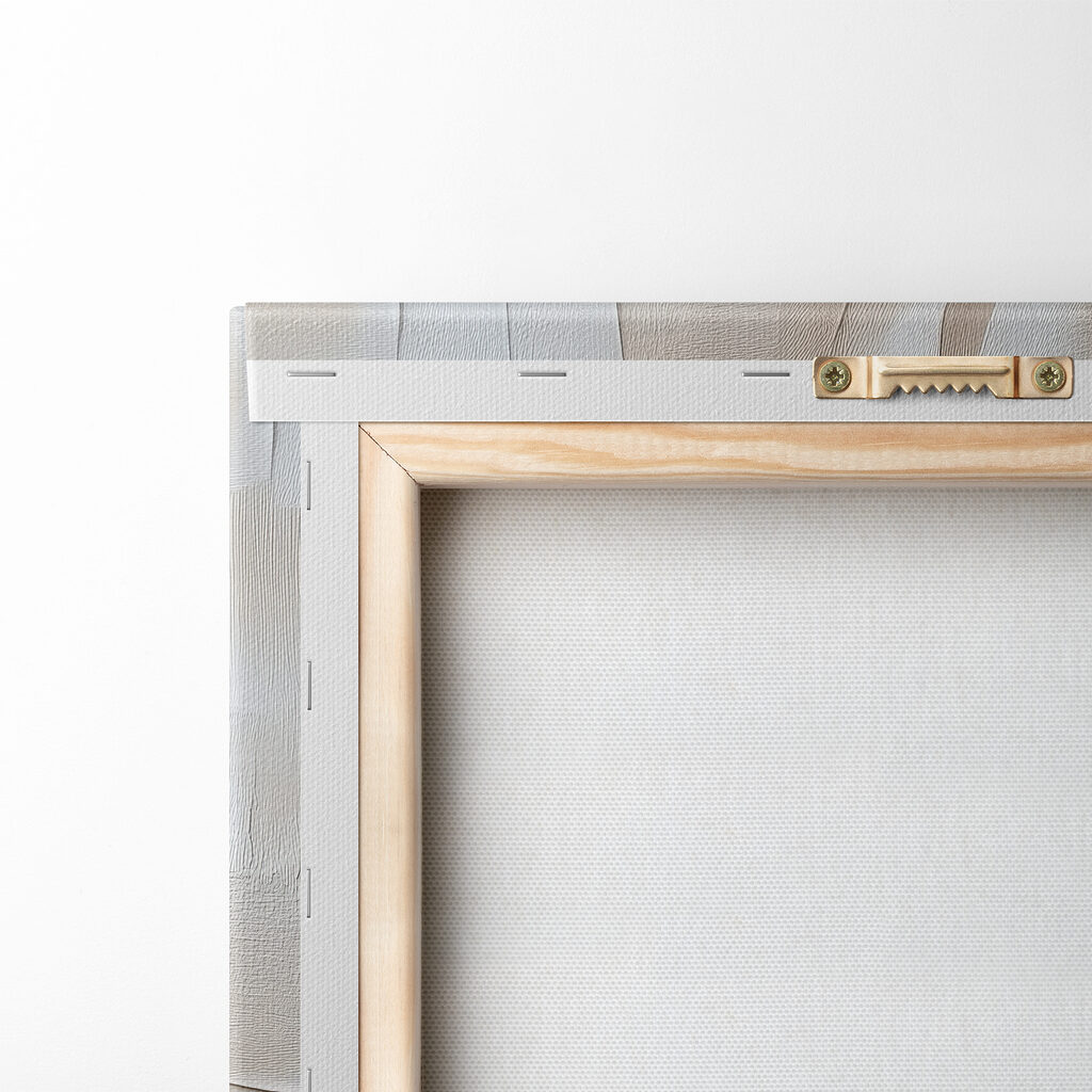 White and brown wavy lines