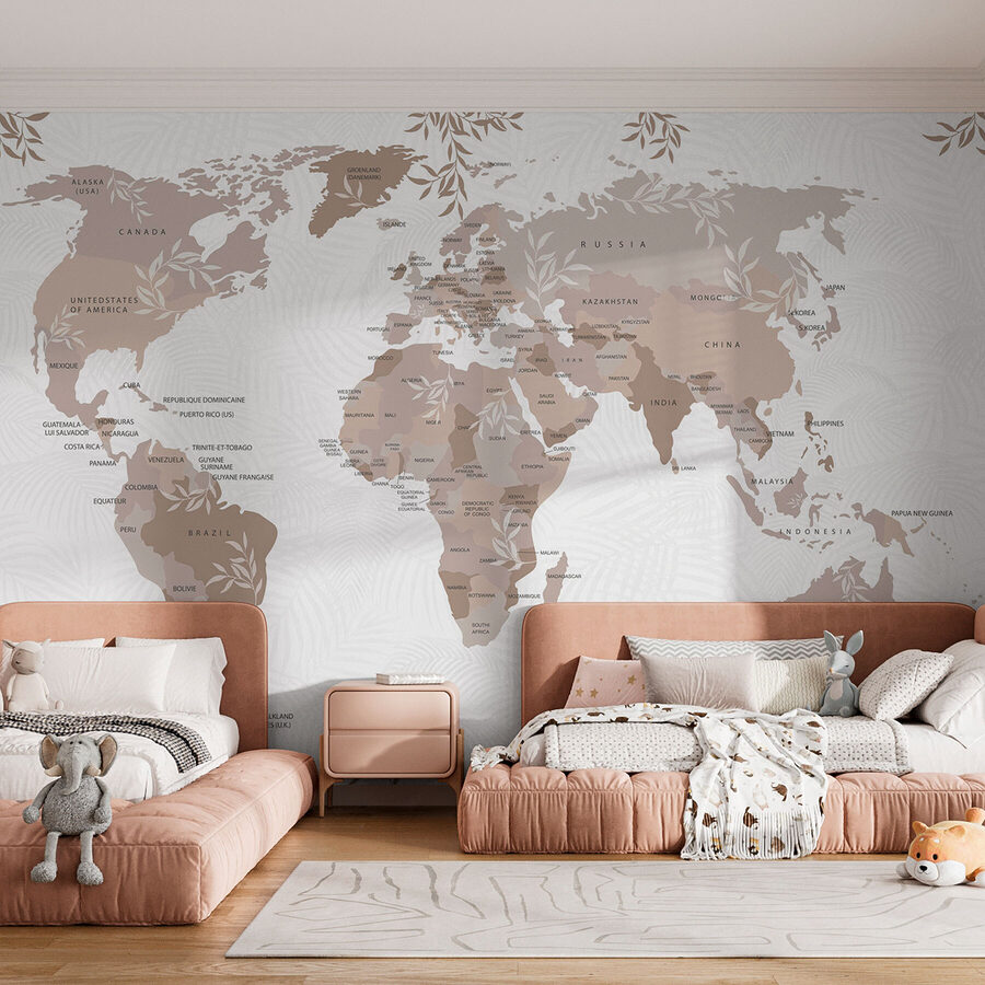 Kaart van de wereld Kaart van de wereld