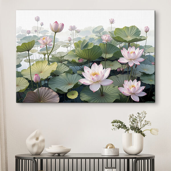 Groep roze bloemen en groene bladeren Groep roze bloemen en groene bladeren