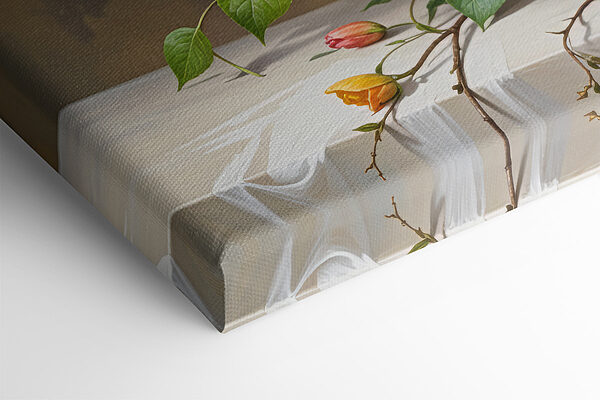 Boeket bloemen op een tafel Boeket bloemen op een tafel