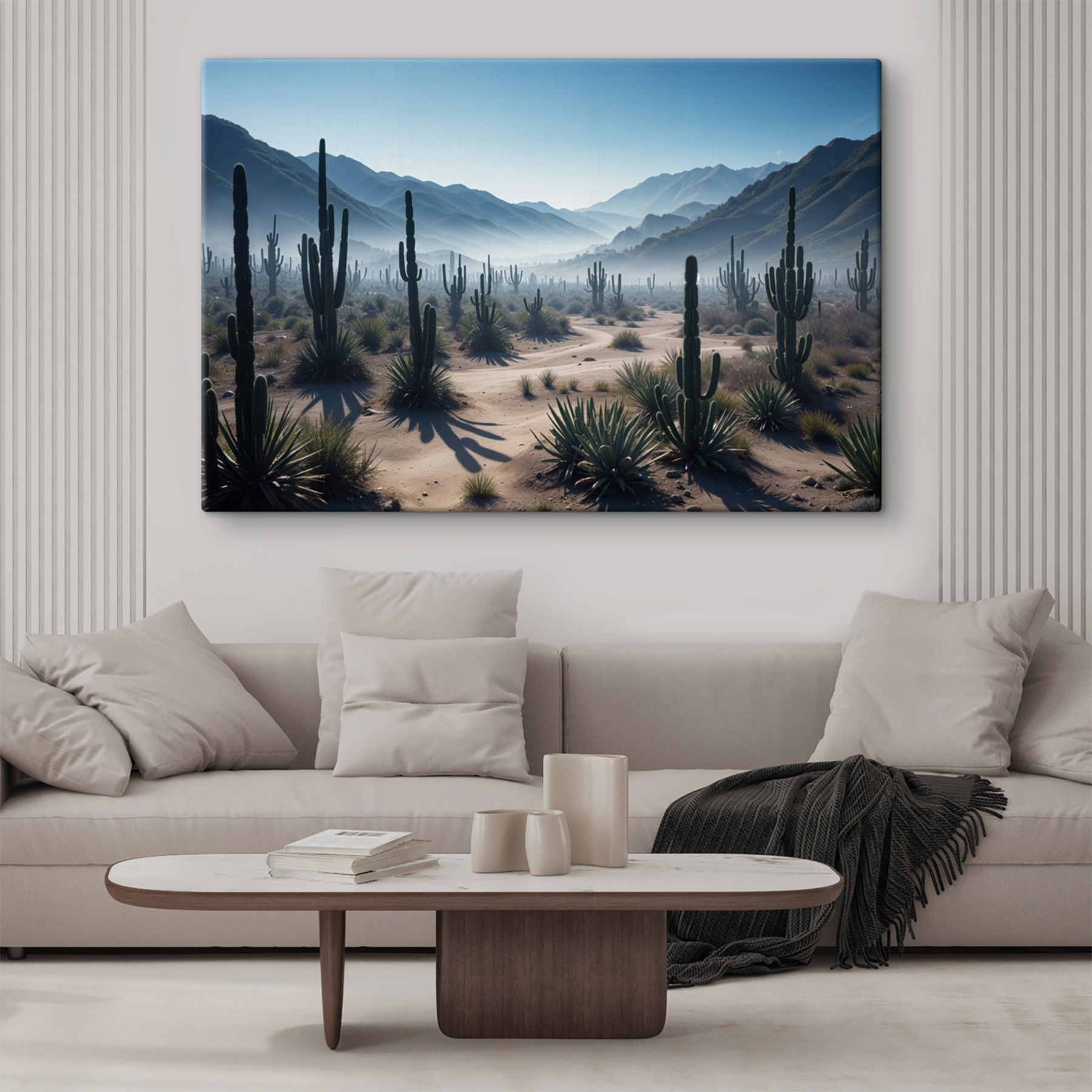 Cactus in a desert Cactus in a desert