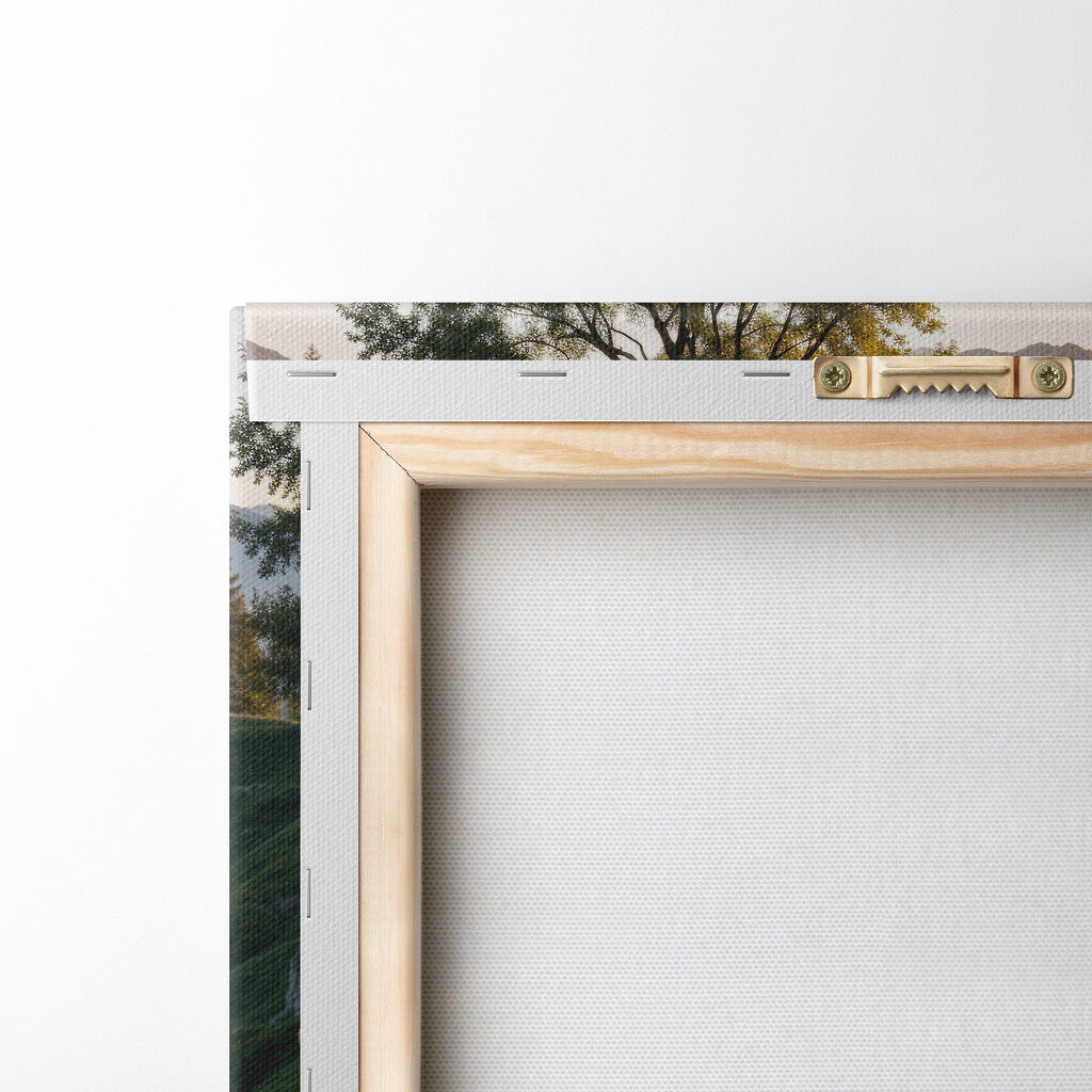 Field of pink flowers with a tree and mountains in the background