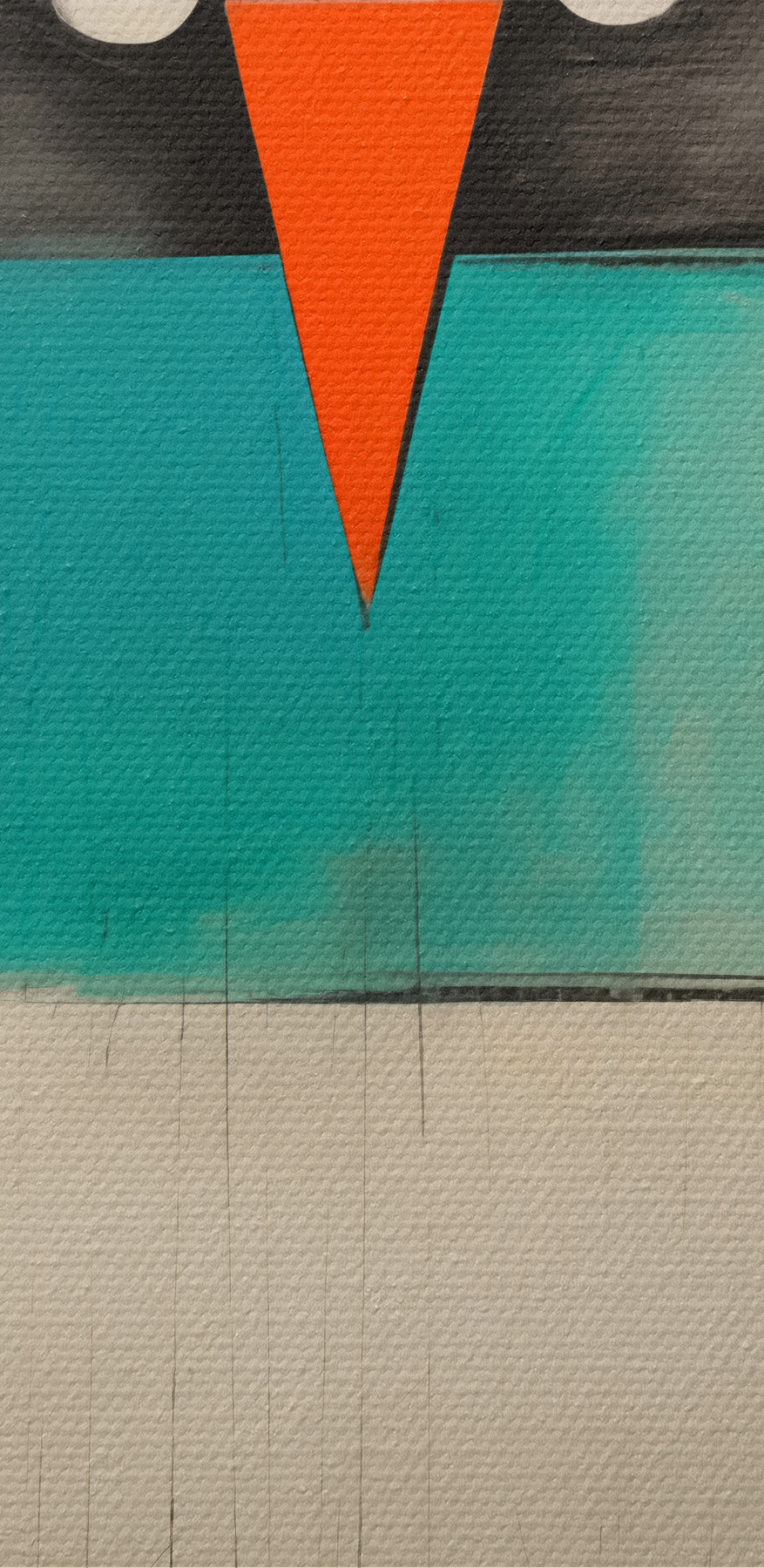 Schilderij van een pinguïn