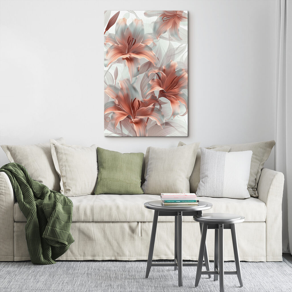 Elegant blooms in soft hues