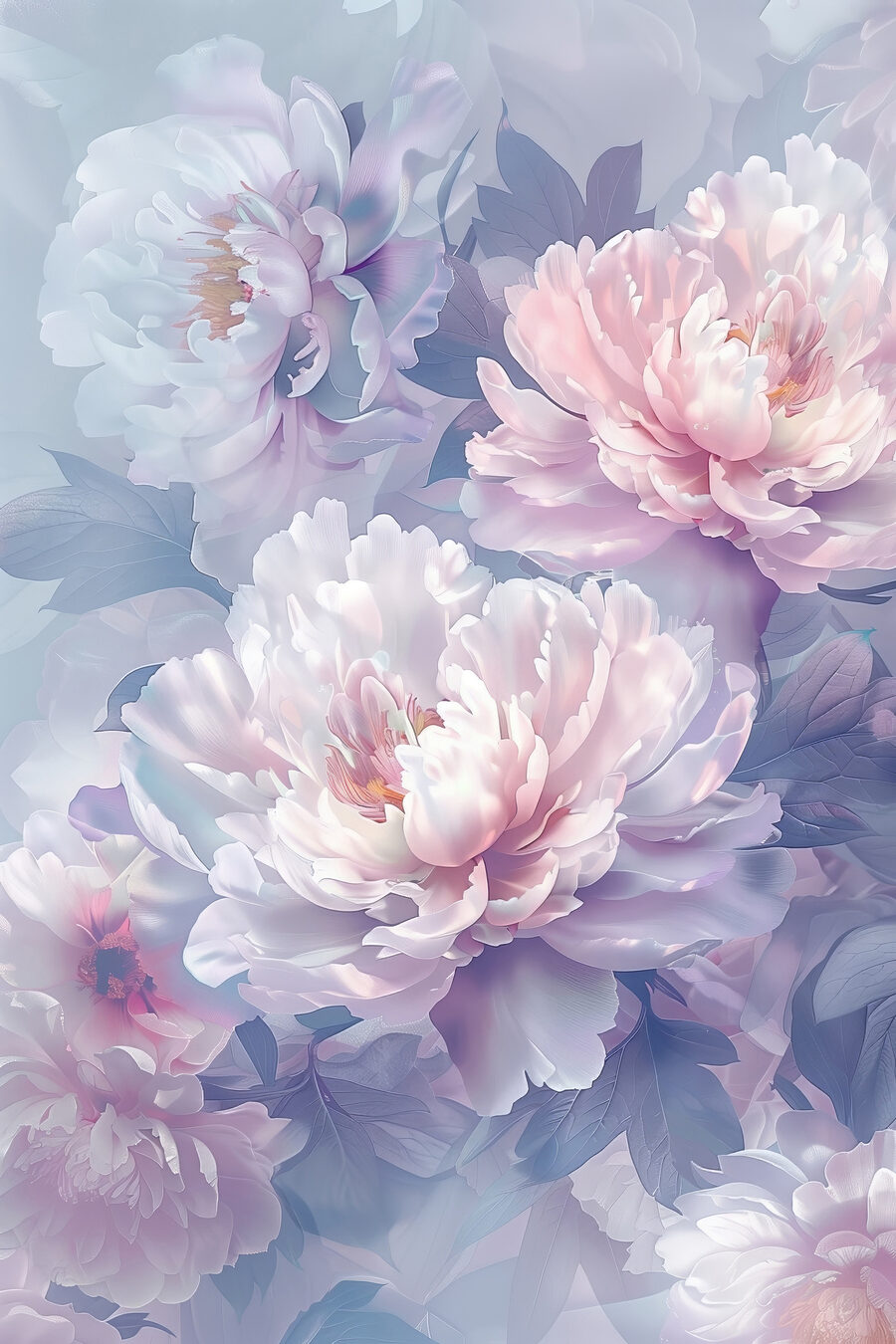 Groep witte bloemen Groep witte bloemen