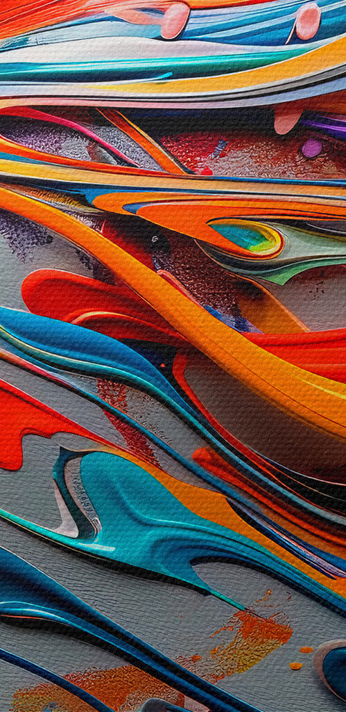 Close up of a face with paint on it