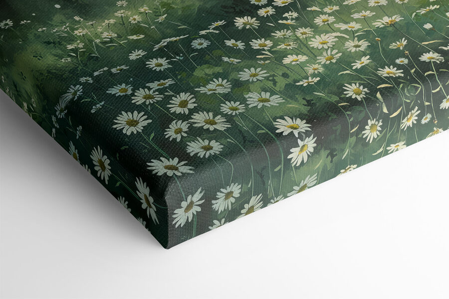 Bos met bomen en bloemen Bos met bomen en bloemen