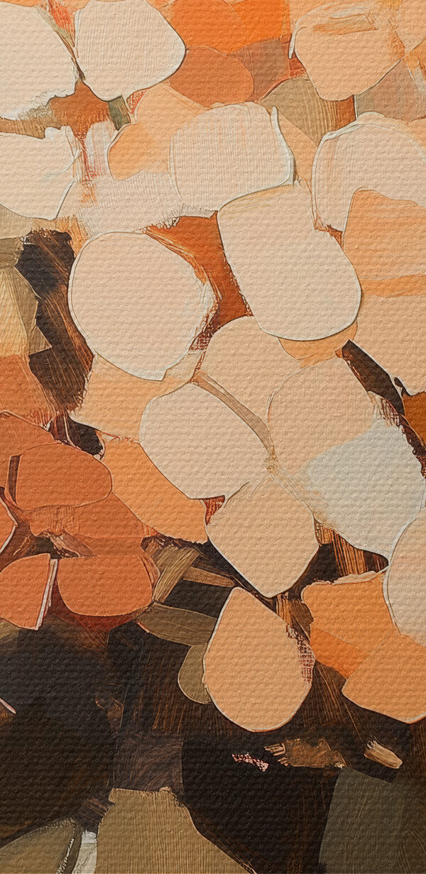 Schilderij van een boeket bloemen Schilderij van een boeket bloemen