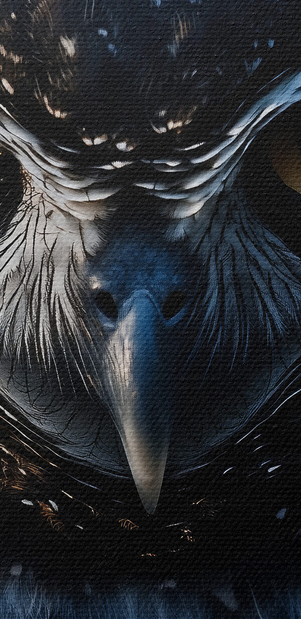 Close-up van een uil Close-up van een uil