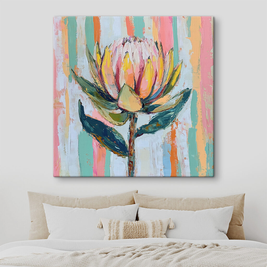 Painting of a flower Painting of a flower
