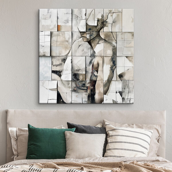 Schilderij van een vrouw Schilderij van een vrouw