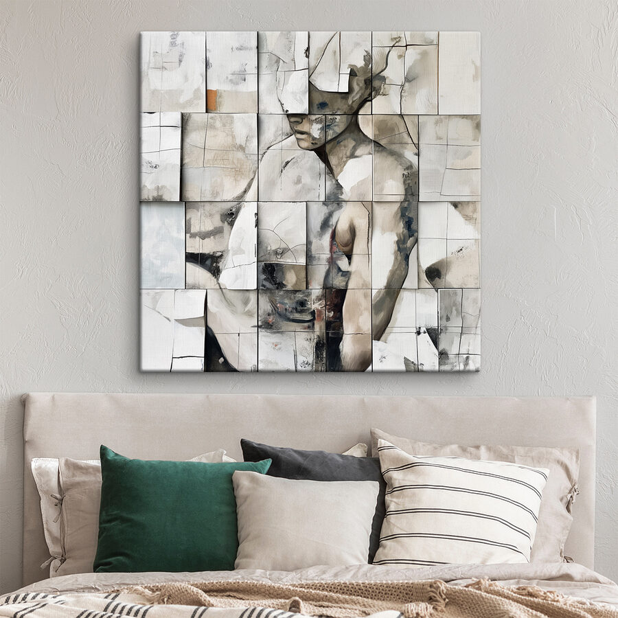 Schilderij van een vrouw
