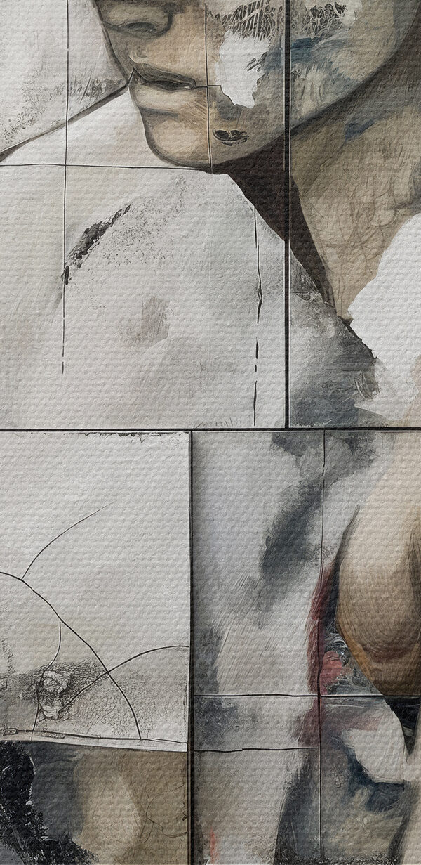 Schilderij van een vrouw Schilderij van een vrouw