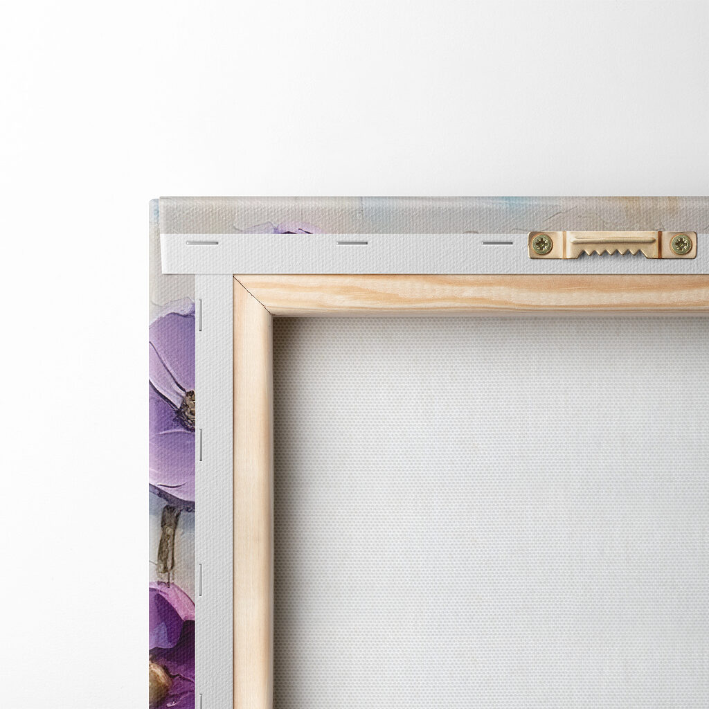 Painting of purple flowers