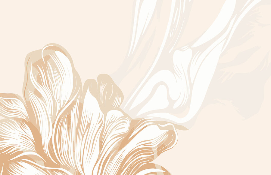 Fotobehang Close-up van een bloem - Afbeelding 4