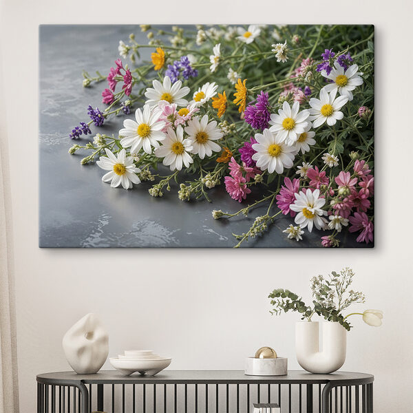 Groep kleurrijke bloemen Groep kleurrijke bloemen