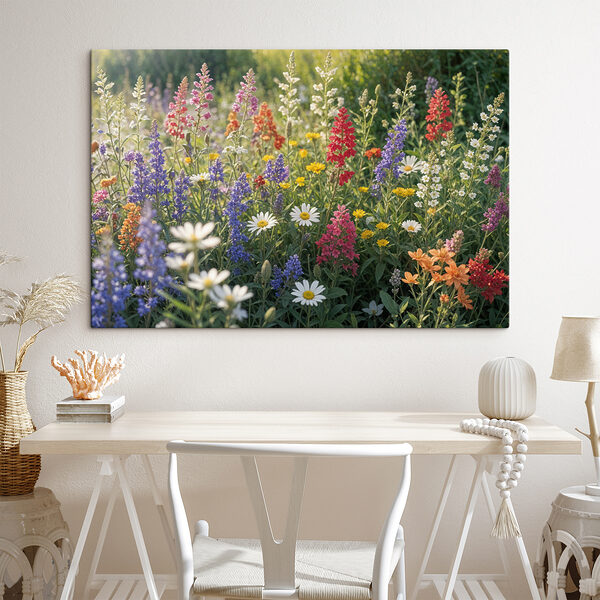 Field of colorful flowers Field of colorful flowers