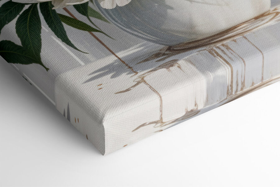 Boeket bloemen met bladeren