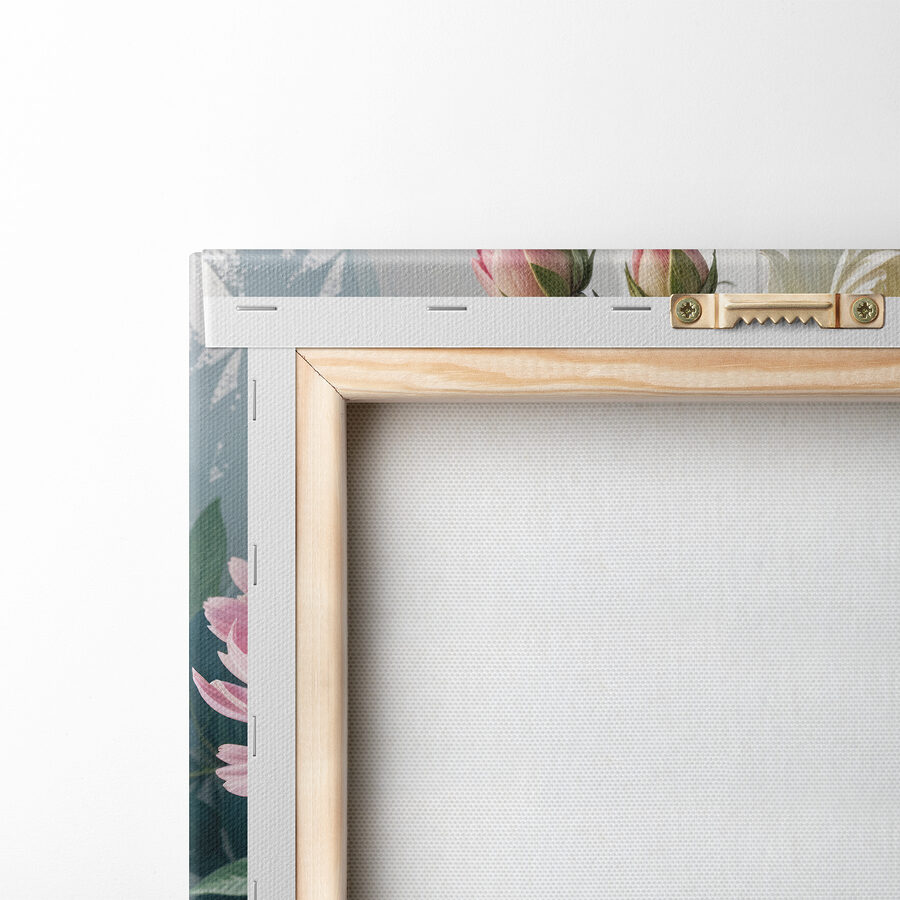 Boeket bloemen met bladeren