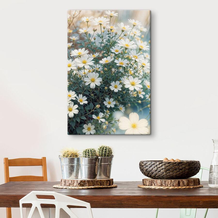 Groep witte bloemen