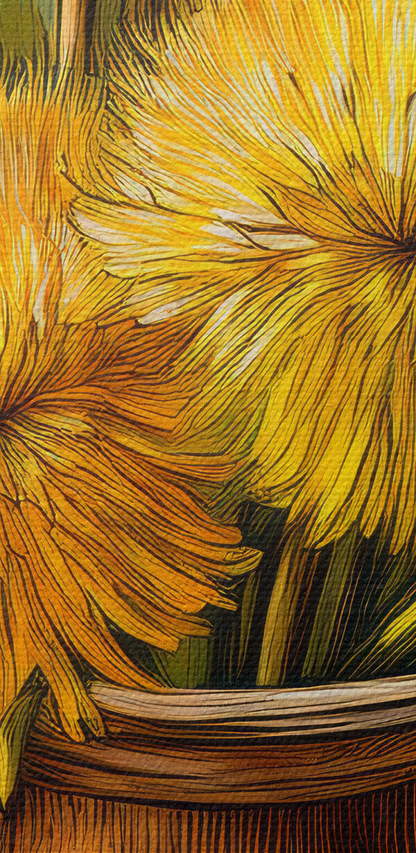 Gele bloemen in een vaas Gele bloemen in een vaas