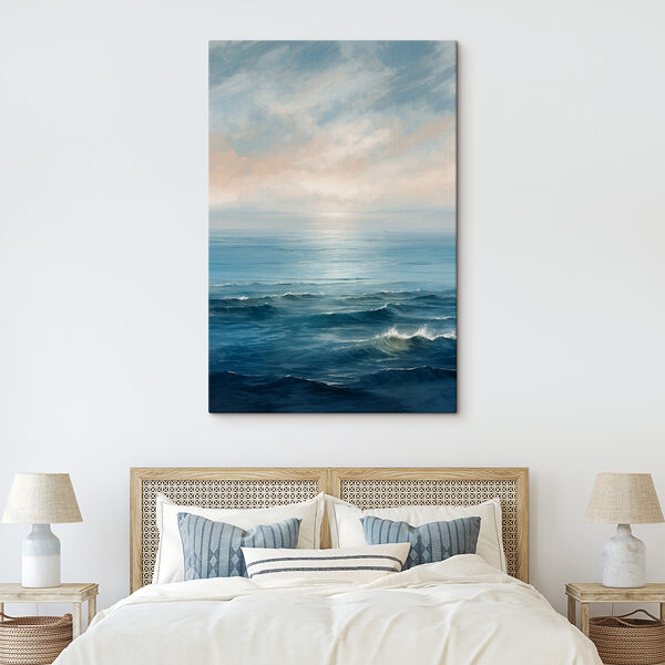 Groot wateroppervlak met golven Groot wateroppervlak met golven