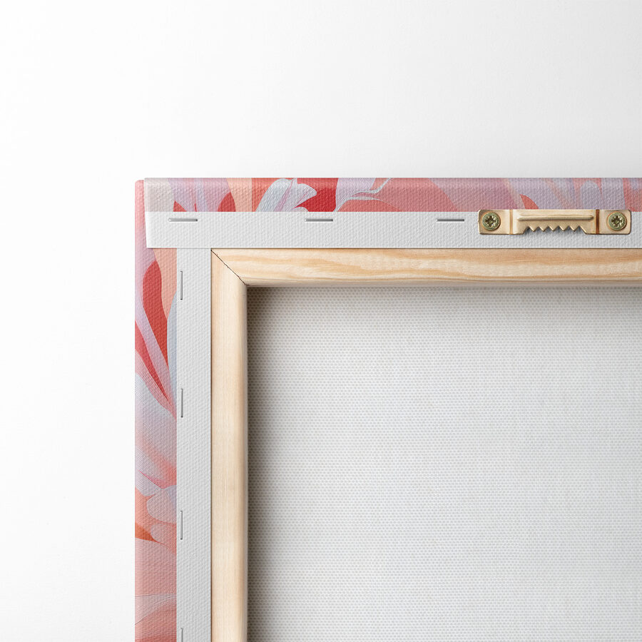 Vrouw met bloemen op haar hoofd