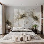 Fotobehang Close-up van bloemen