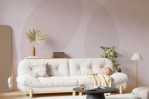 Witte en roze achtergrond met cirkels Witte en roze achtergrond met cirkels