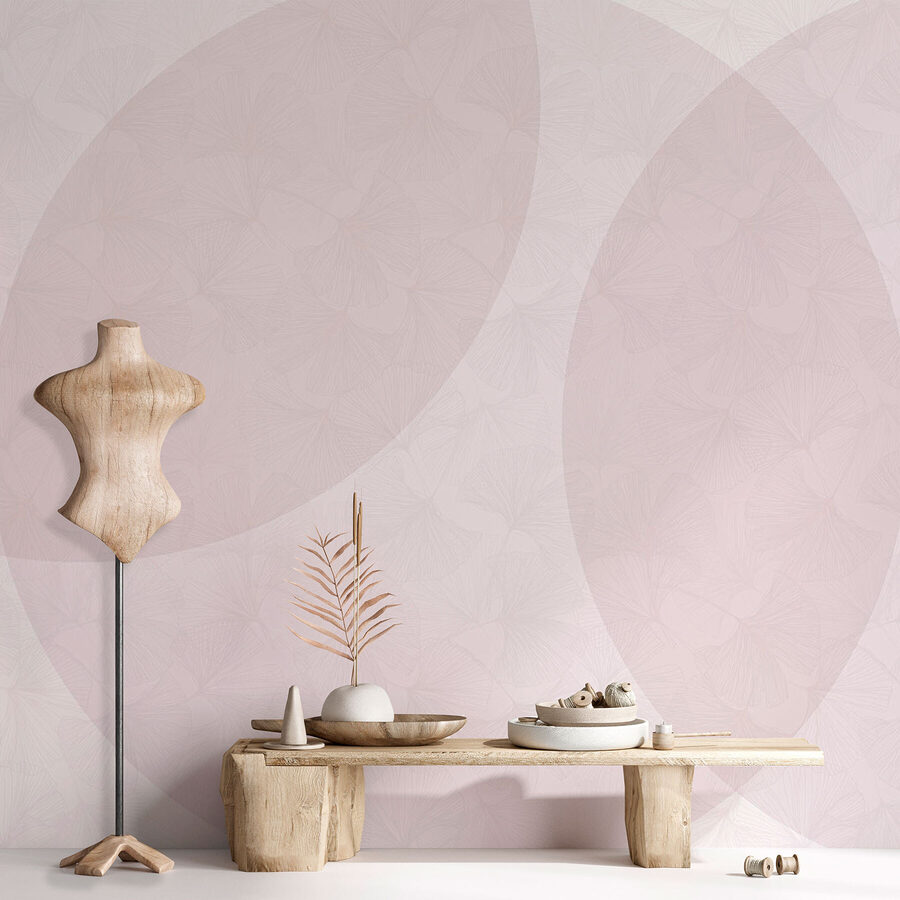Witte en roze achtergrond met cirkels Witte en roze achtergrond met cirkels