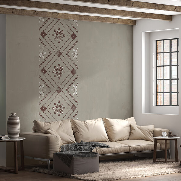 Patroon op een muur Patroon op een muur