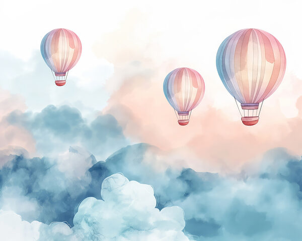 Group of hot air balloons in the sky Group of hot air balloons in the sky