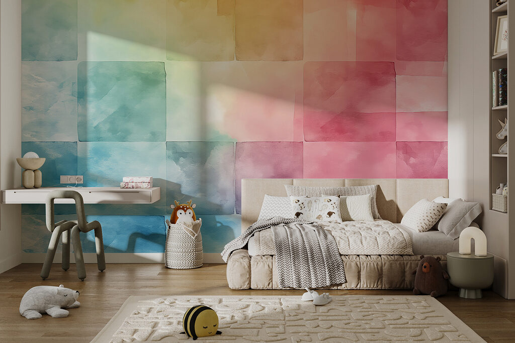 Colorful square tiles Colorful square tiles