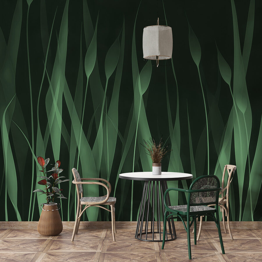 Groen gras met zwarte achtergrond Groen gras met zwarte achtergrond