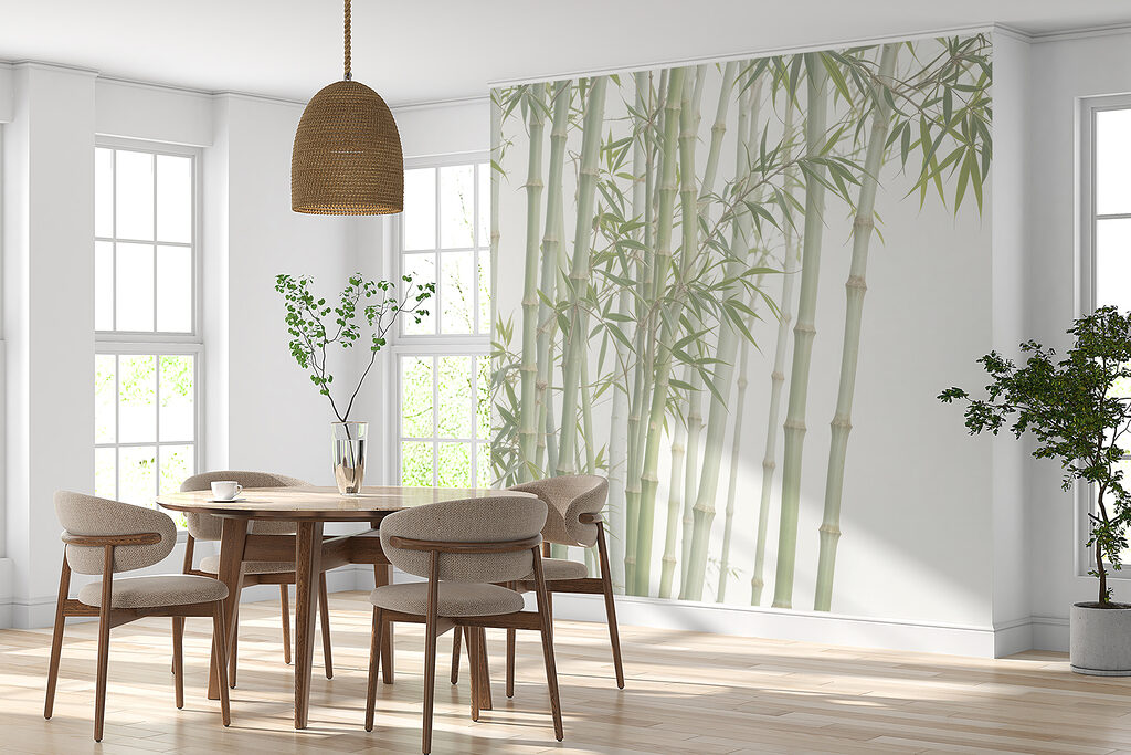 Group of bamboo stems