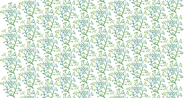 Patroon van groene en blauwe takken Patroon van groene en blauwe takken