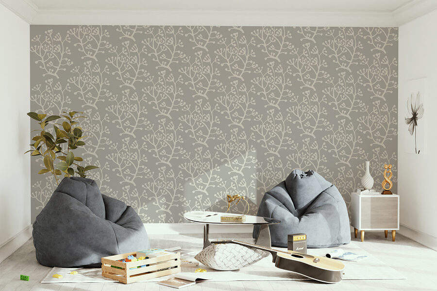 Patroon van witte bloemen