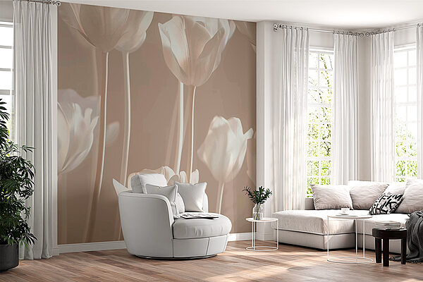 Groep witte bloemen Groep witte bloemen