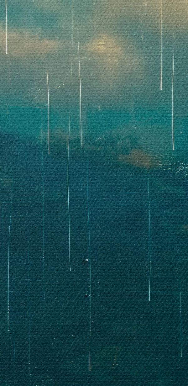 Houten stoel in de regen Houten stoel in de regen
