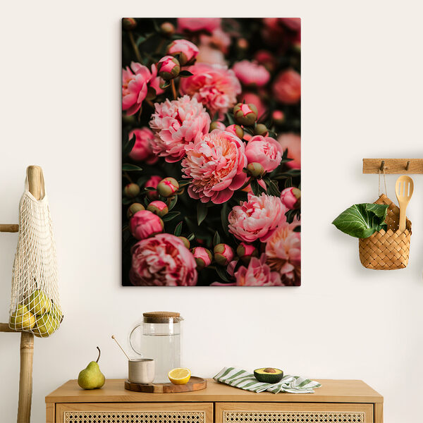 Groep roze bloemen Groep roze bloemen