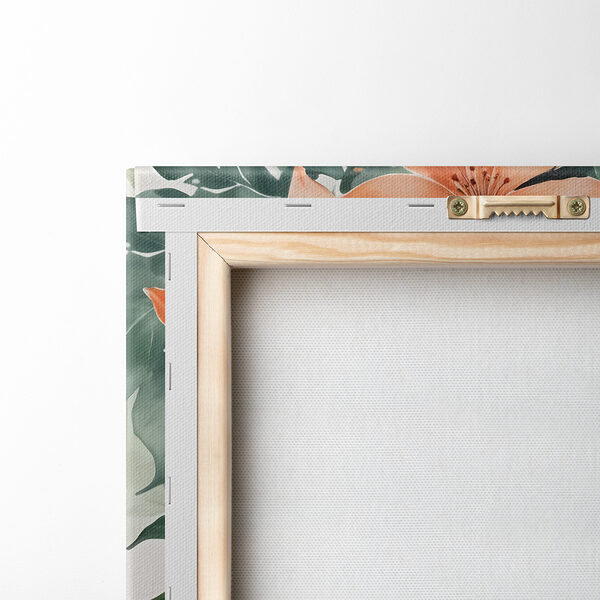 Vrouw met bloemen rond haar gezicht Vrouw met bloemen rond haar gezicht