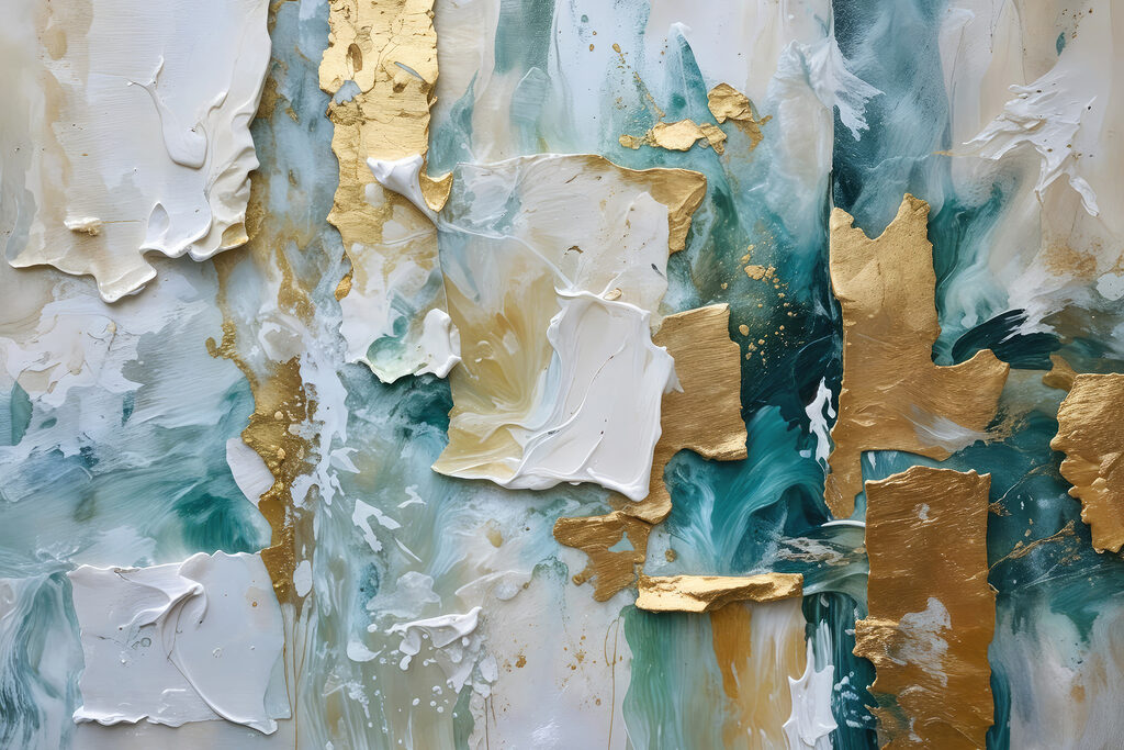 Ocean Meets Metallic Elegance Ocean Meets Metallic Elegance