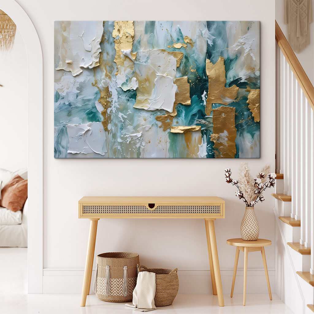 Ocean Meets Metallic Elegance Ocean Meets Metallic Elegance