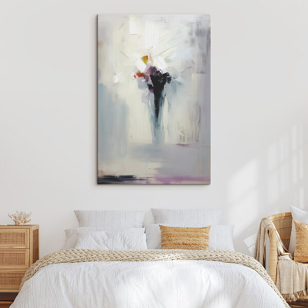 Schilderij van een boeket bloemen Schilderij van een boeket bloemen