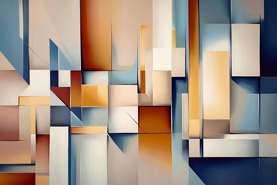 Kleurrijk kunstwerk