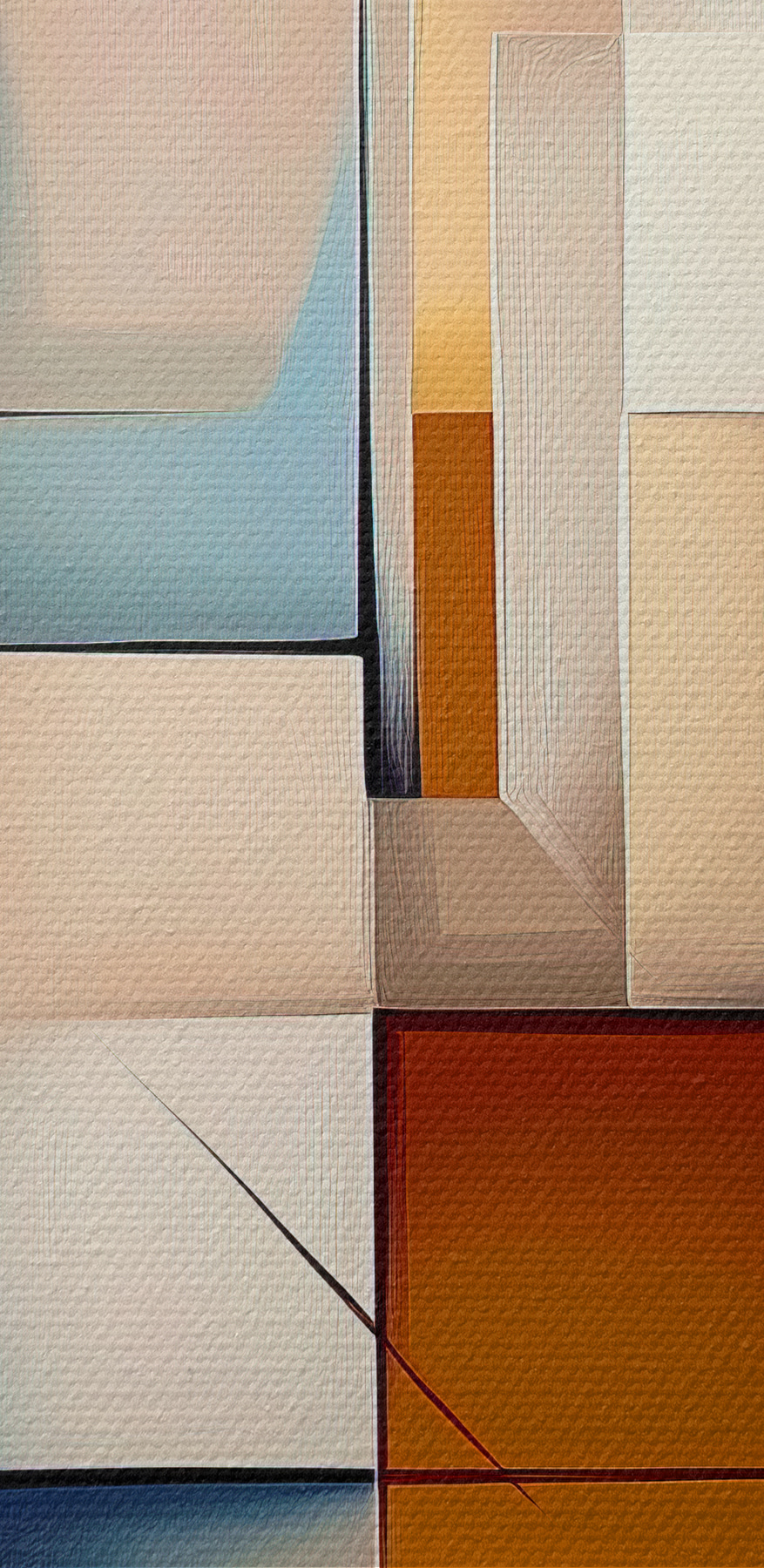 Kleurrijk kunstwerk
