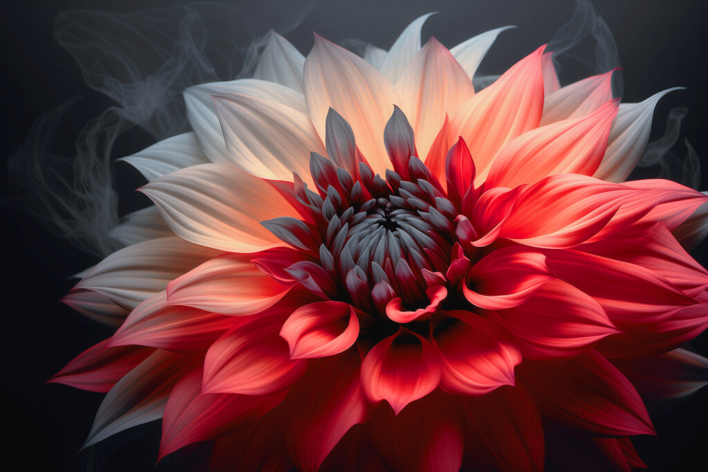 Vibrant petals in artistic display Vibrant petals in artistic display