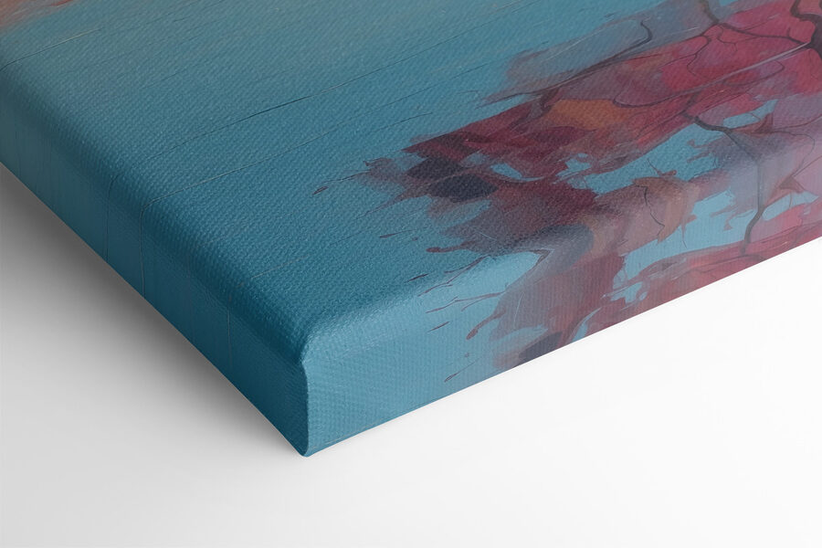 Schilderij van een kleurrijke boom Schilderij van een kleurrijke boom